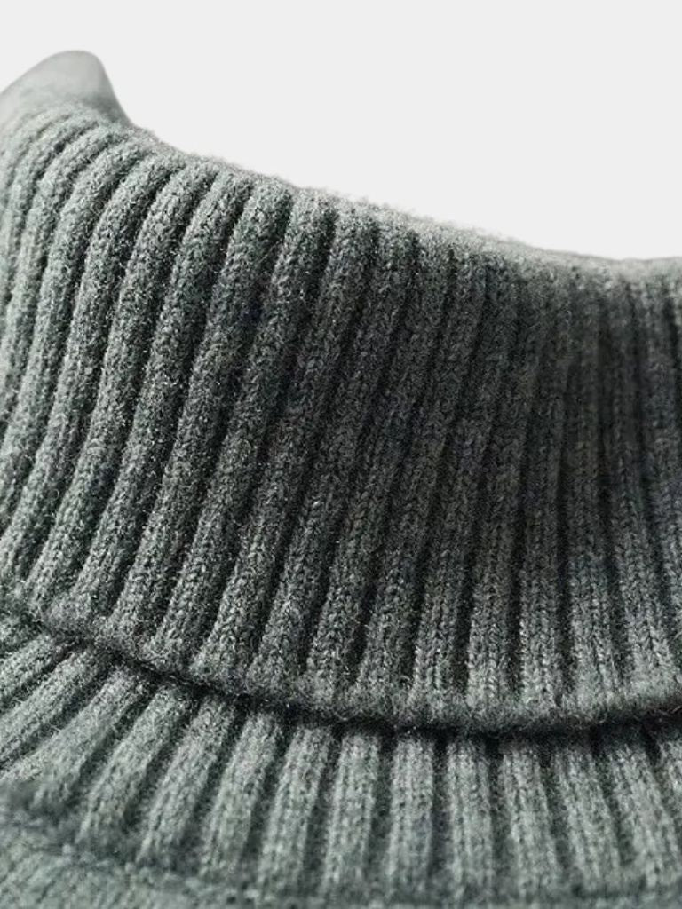 Pull Col Roulé en Laine Mérinos 100%
