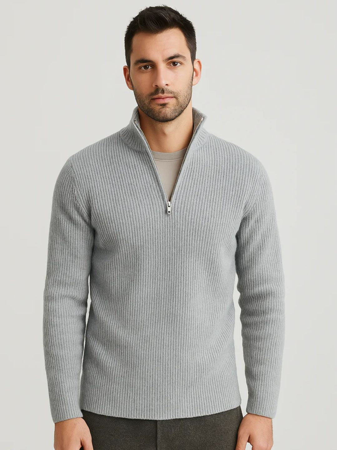 Pull Demi-Zip Highland Classique