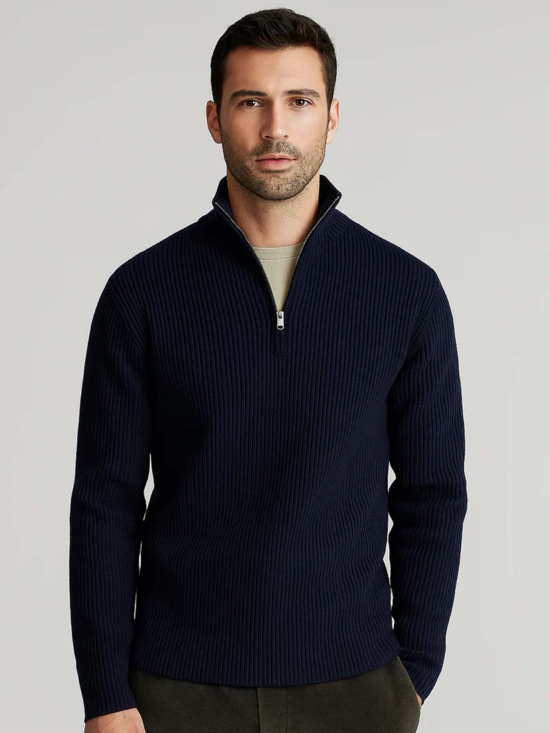 Pull Demi-Zip Highland Classique