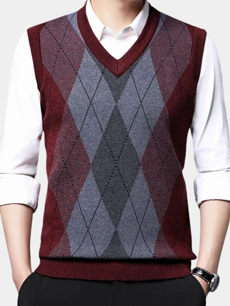 Gilet en Maille Essentiel Académique
