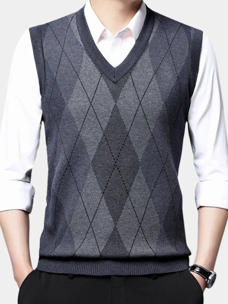 Gilet en Maille Essentiel Académique