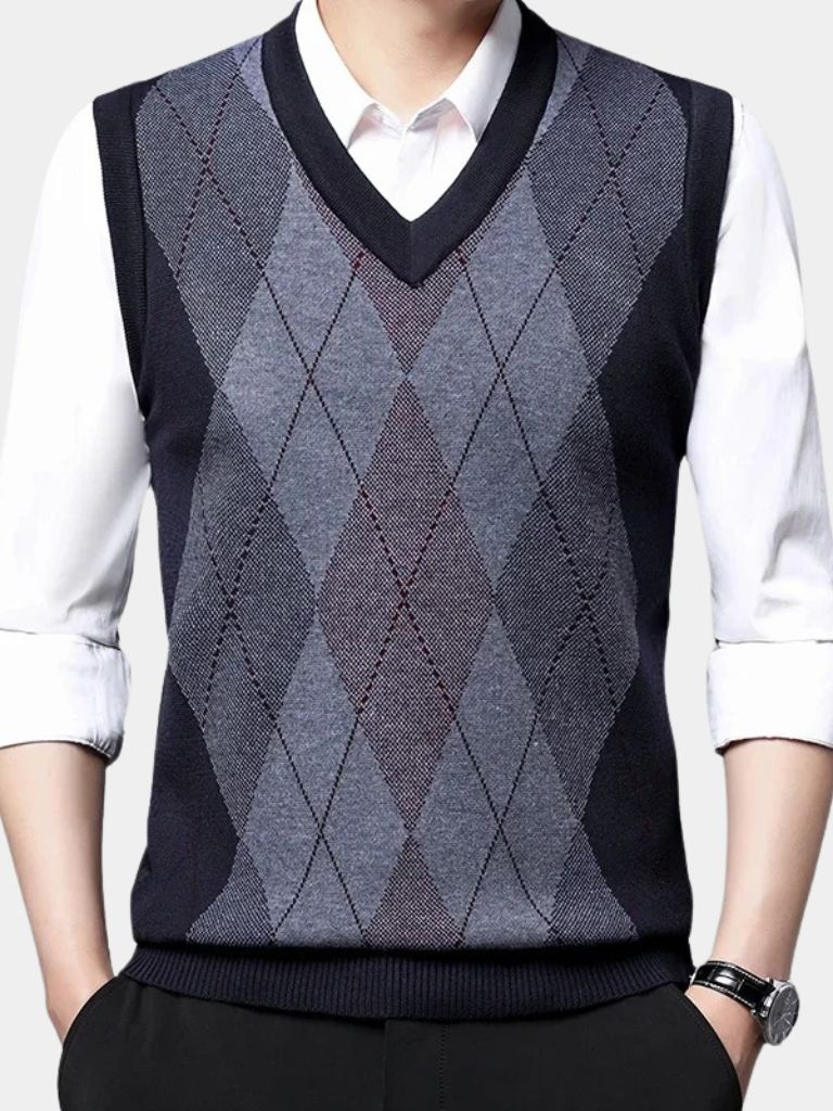 Gilet en Maille Essentiel Académique