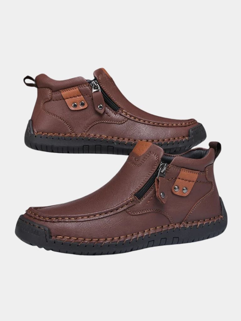 Bottines en cuir Brave