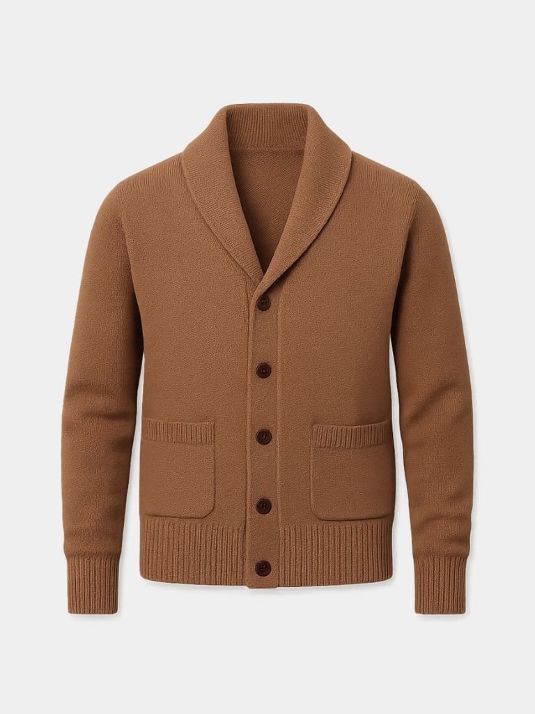 Cardigan en Maille Britannique
