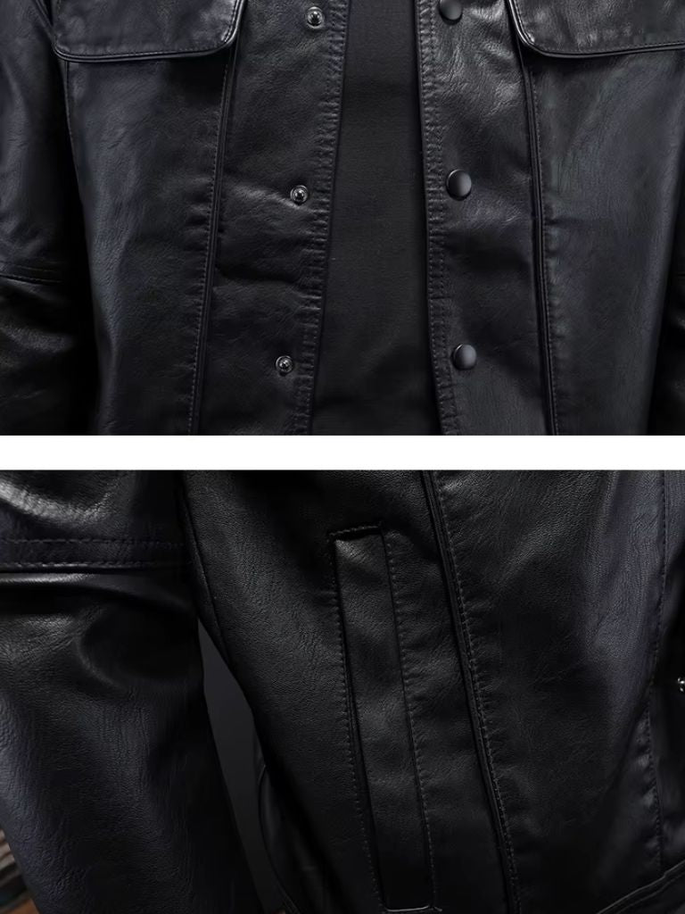 Veste en cuir bronze Rebel