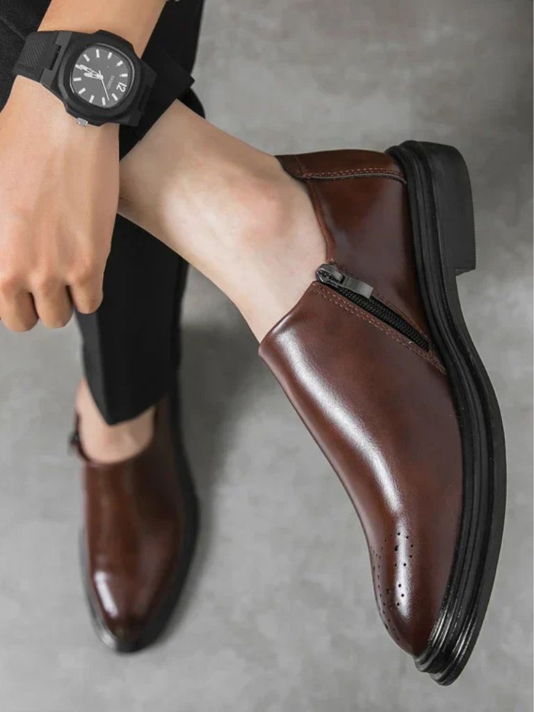 Mocassins en cuir Brun Prestige
