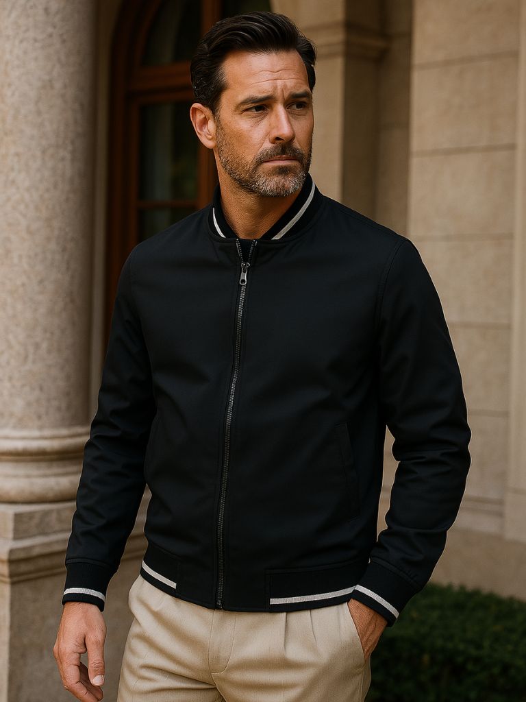 Veste bomber style baseball