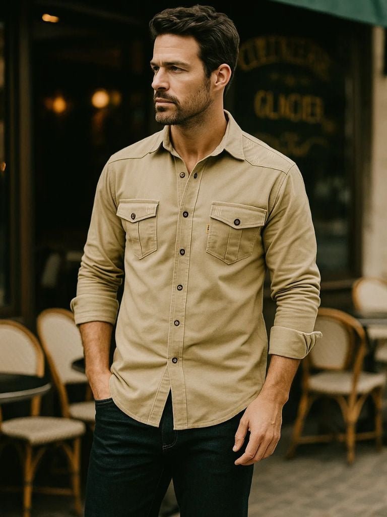 Chemise casual homme moderne