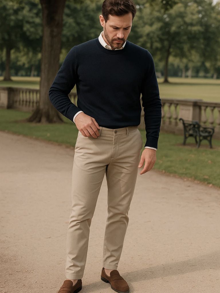 Pantalon Slim Décontracté
