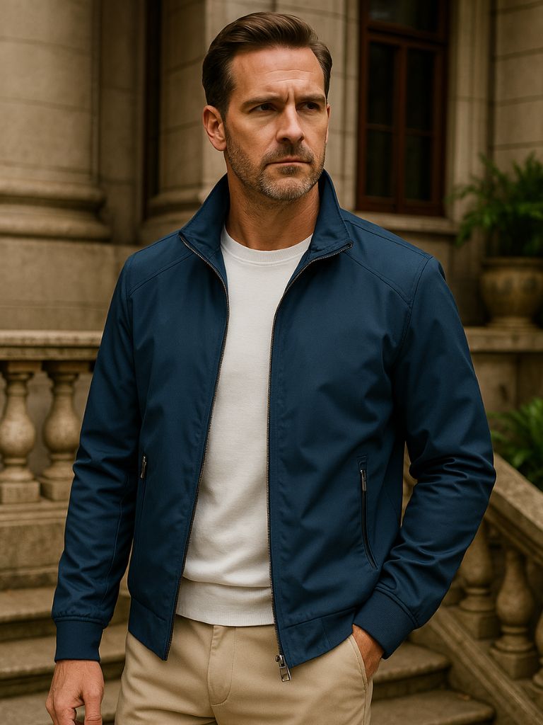 Bomber Style Baseball Homme