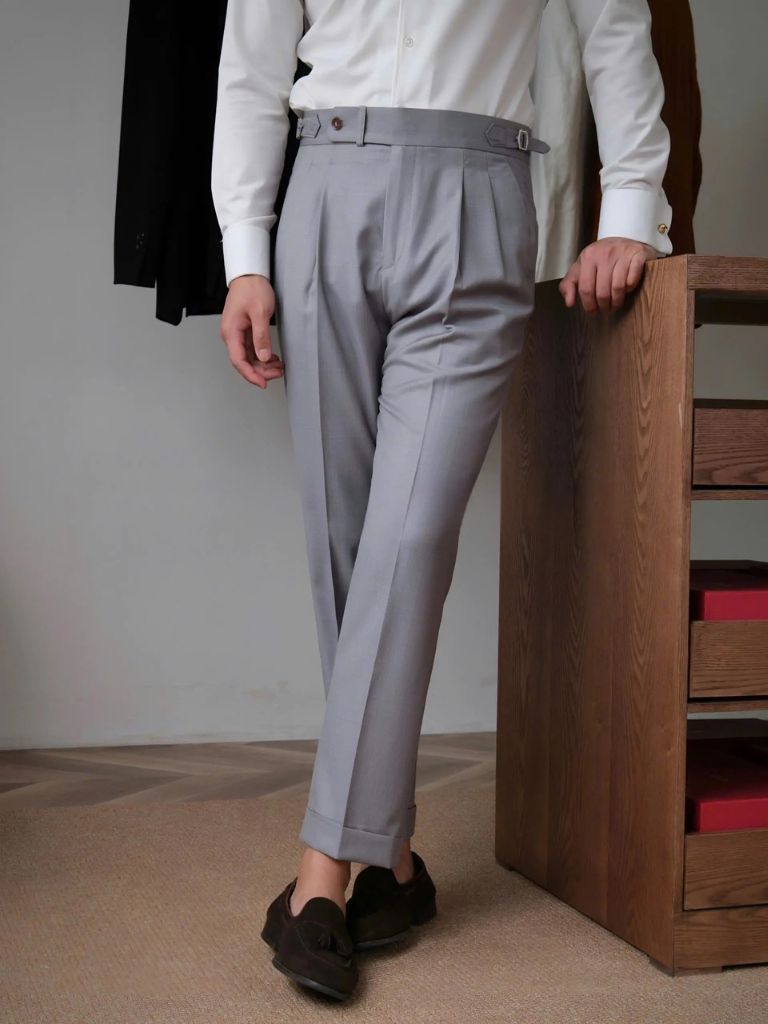 Pantalon Classique Genova à Pattes Latérales