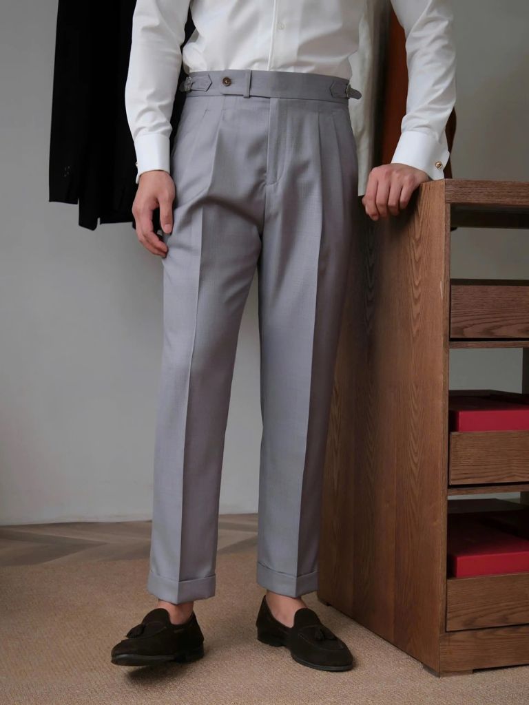 Pantalon Classique Genova à Pattes Latérales