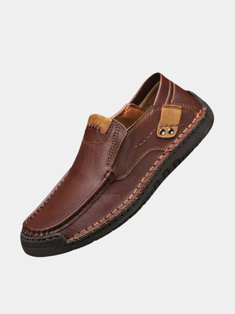 Mocassins en cuir confortables