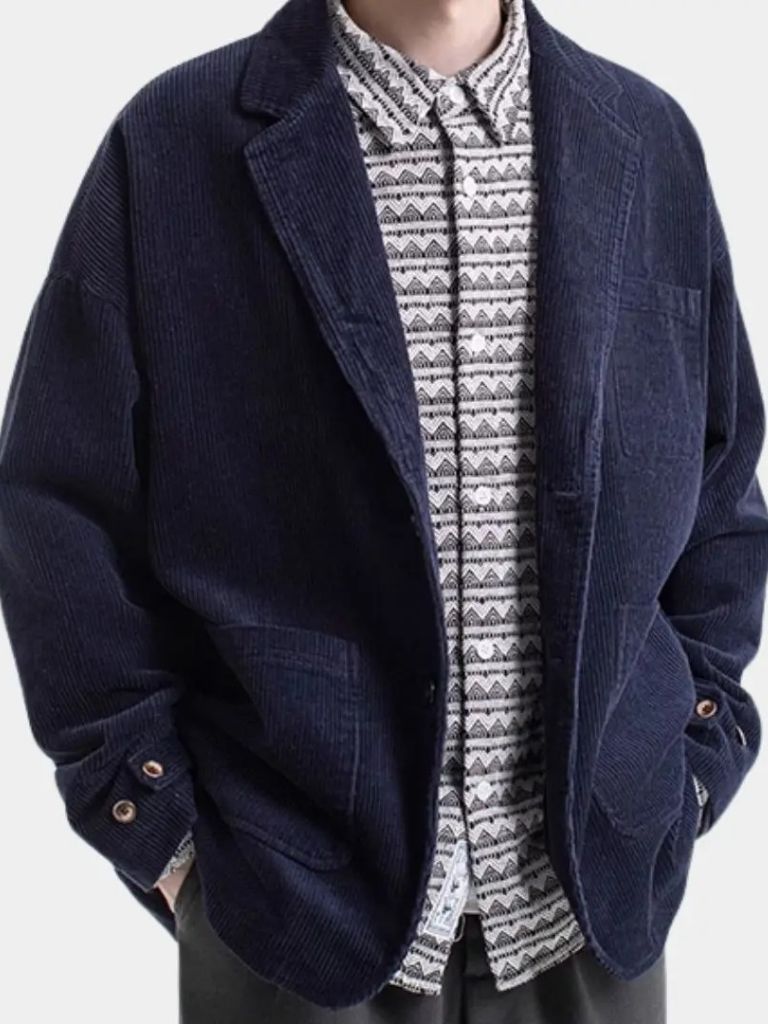 Blazer Velours Côtelé Homme