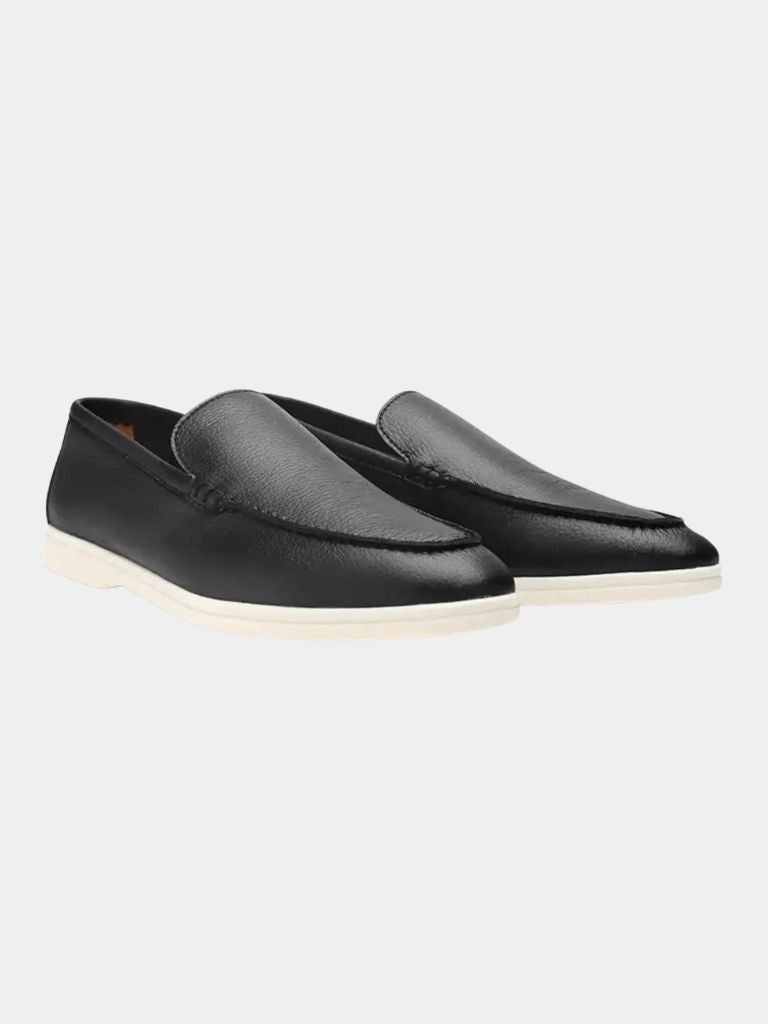 Mocassins en cuir de vachette