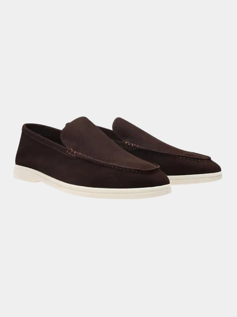 Mocassins en cuir de vachette
