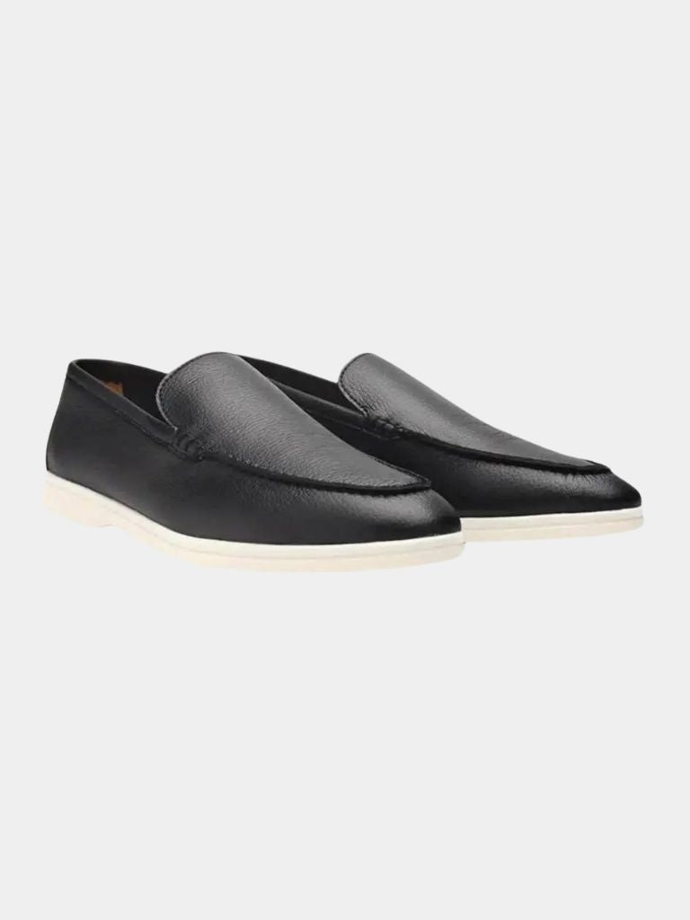 Mocassins en cuir de vachette