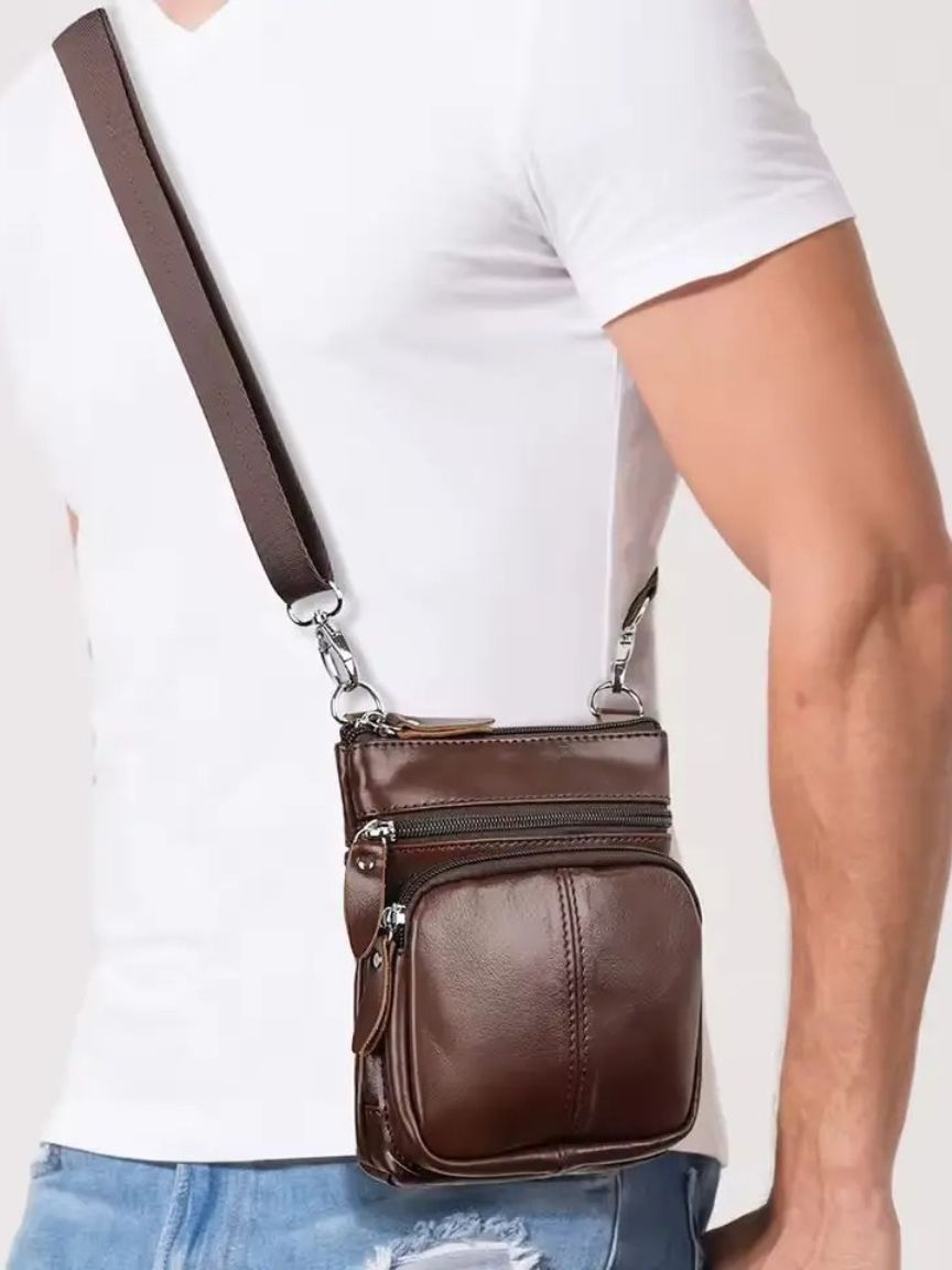 Sacoche en cuir bandoulière