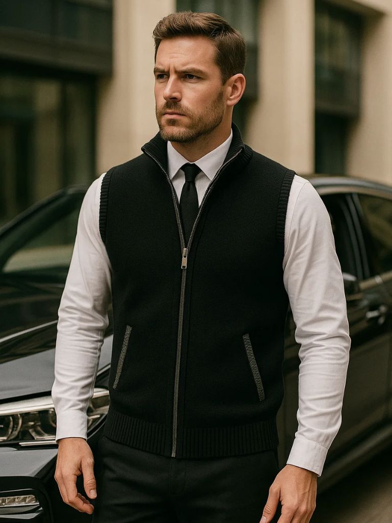 Gilet Zippé Élégant
