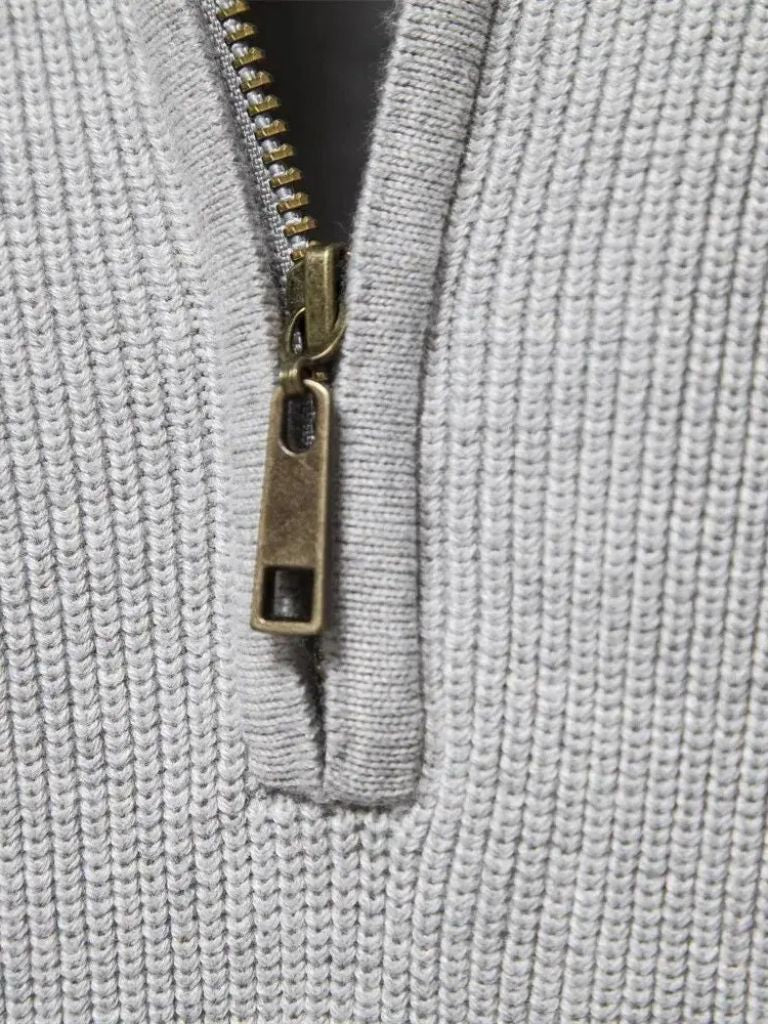Pull Élégant à Quart de Zip
