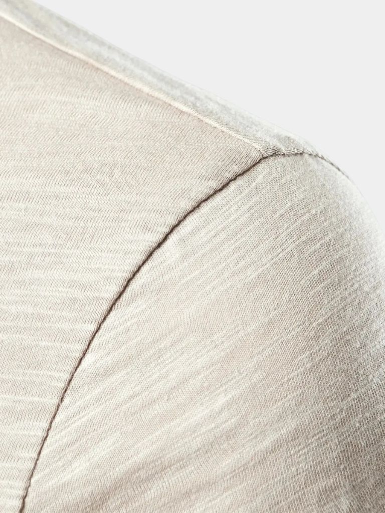 T-shirt Henley essentiel casual