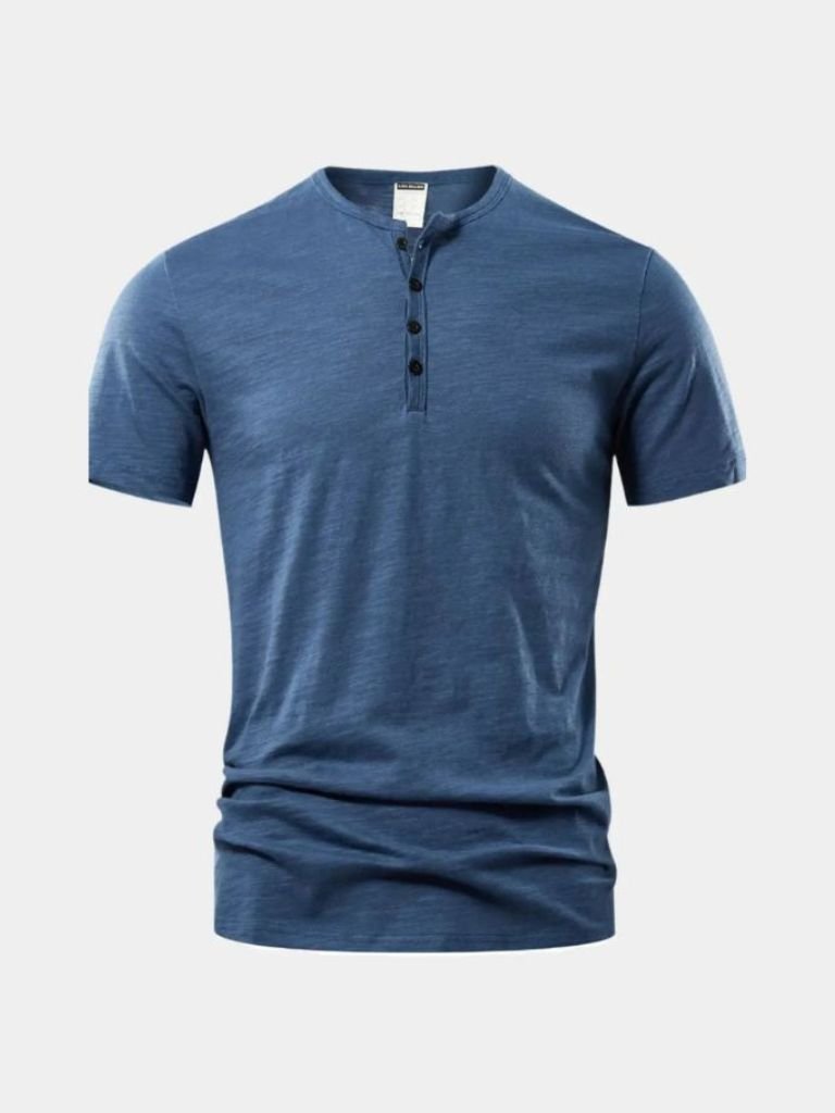 T-shirt Henley essentiel casual