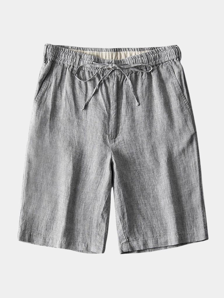 Short Gris Mariner en lin