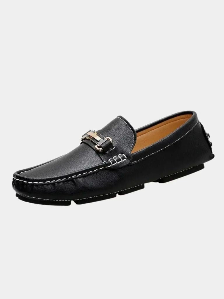 Mocassins en cuir design italien