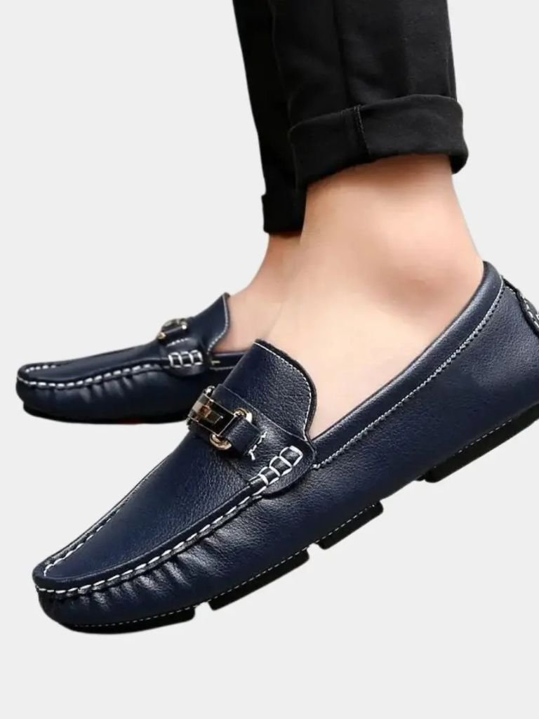 Mocassins en cuir design italien