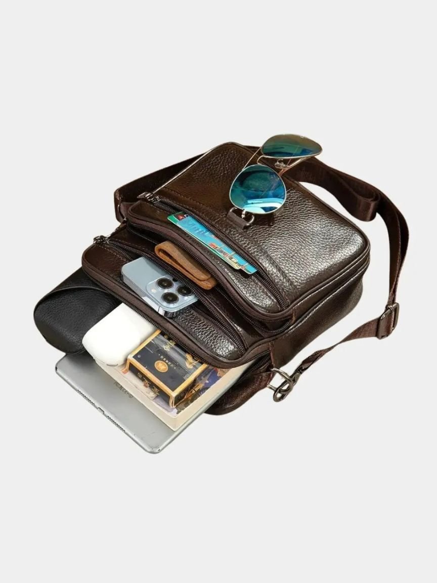 Sacoche en cuir pour homme