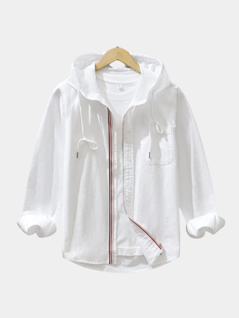 Chemise en lin à capuche Light Covenant