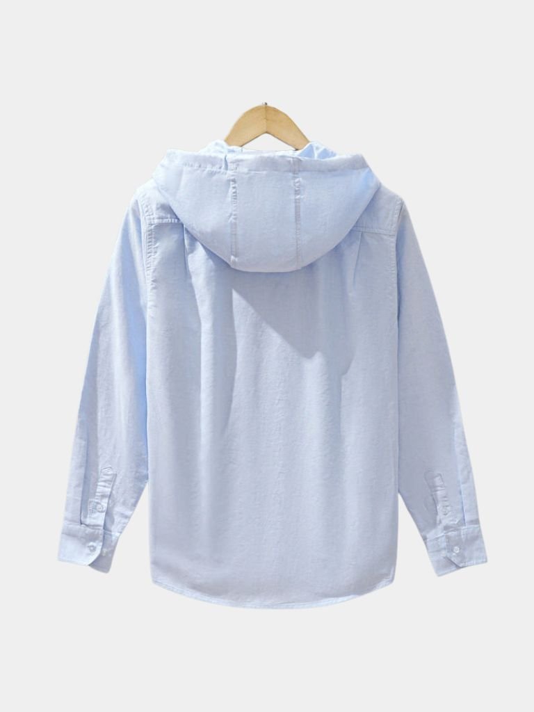Chemise en lin à capuche Light Covenant