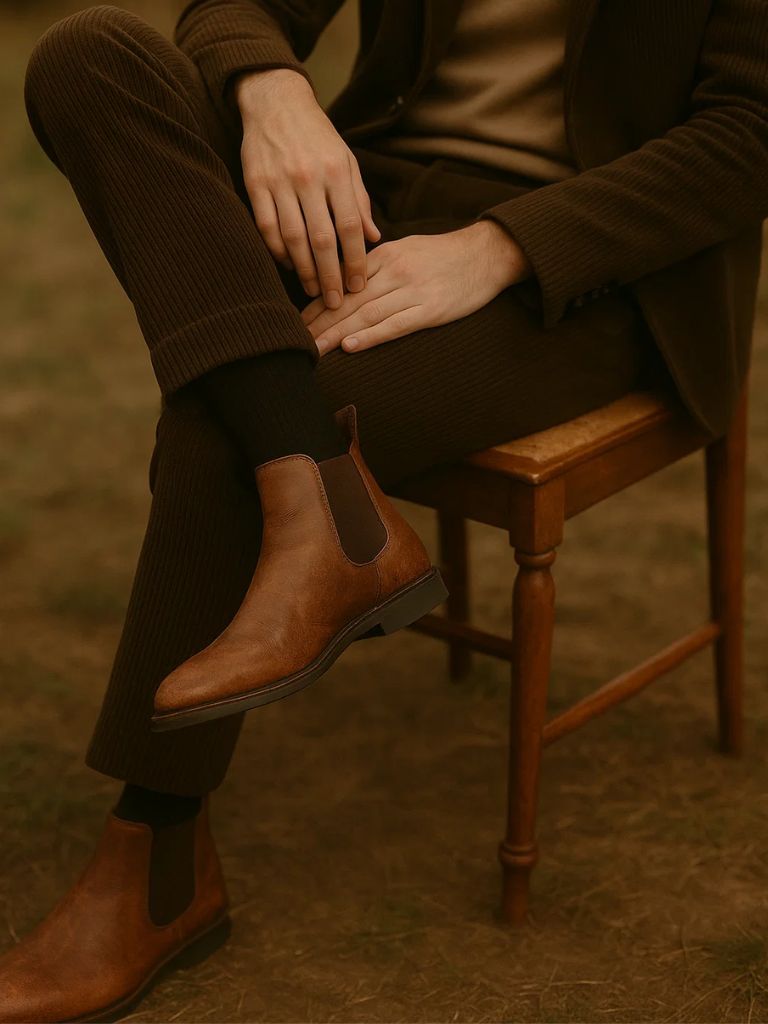 Bottines Chelsea Maple Ash