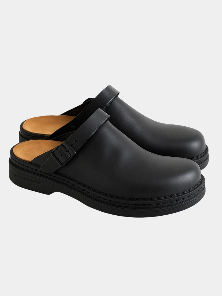 Sabots en cuir pour homme