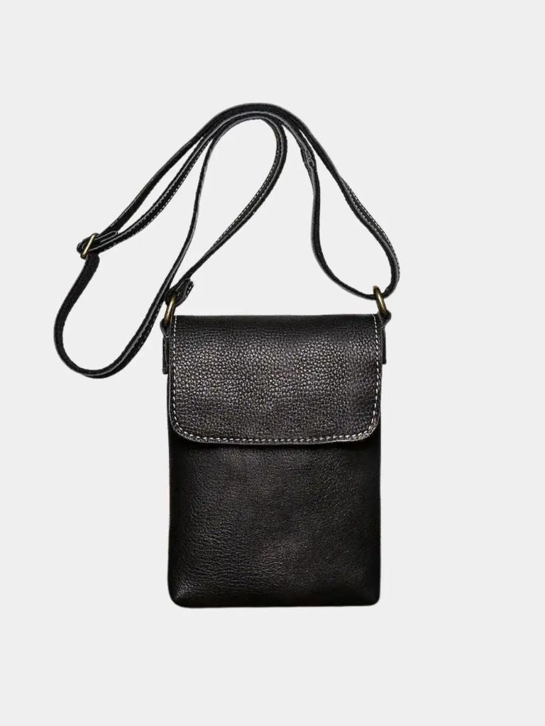 Mini sacoche en cuir pour homme