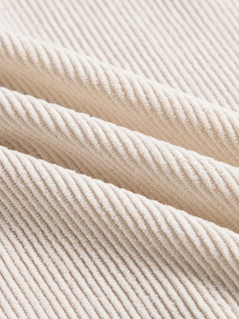 Chemise minimaliste en velours côtelé