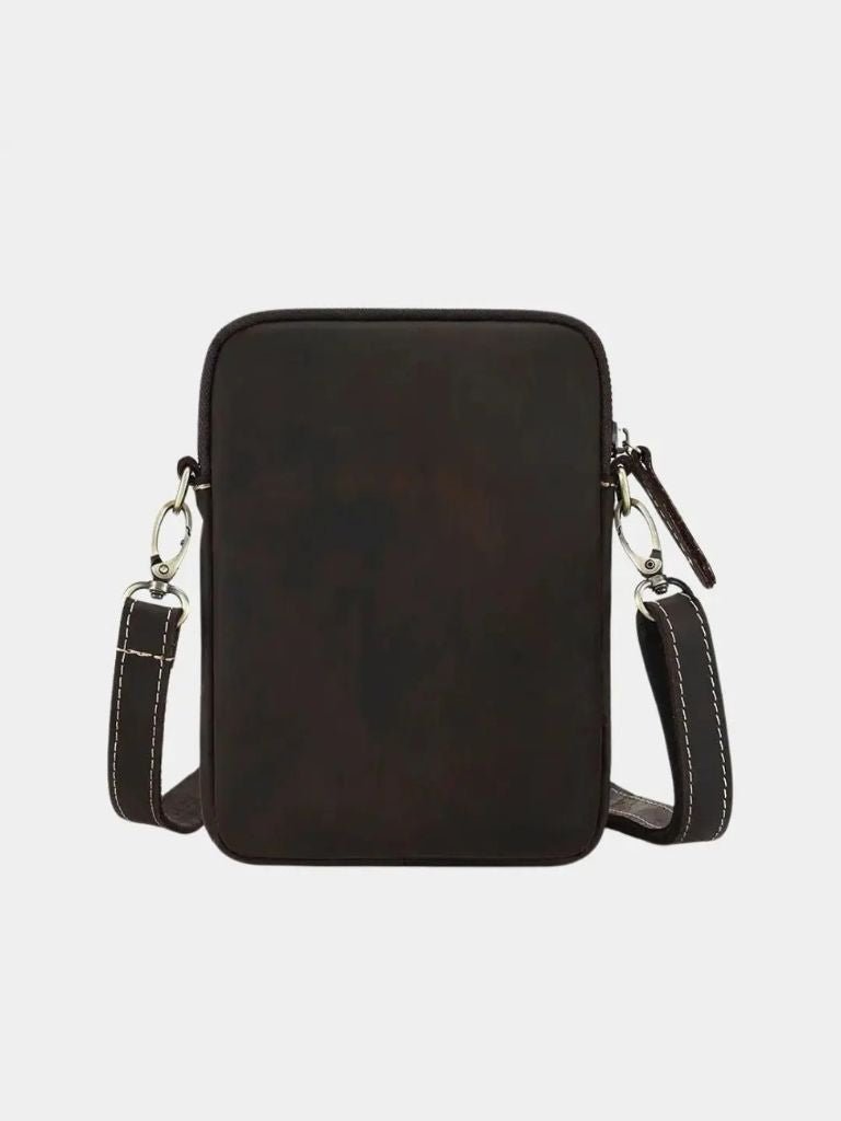 Sacoche en cuir minimaliste bandoulière