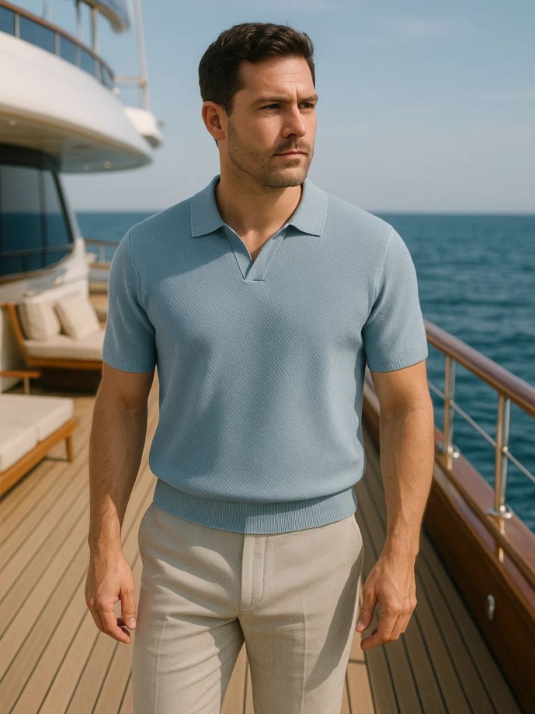 Polo en coton Old Money