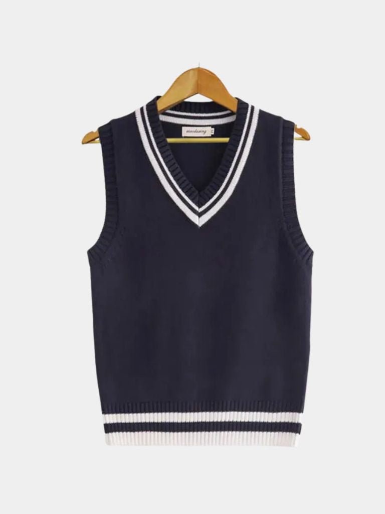 Gilet Maille Old Money Essentiel