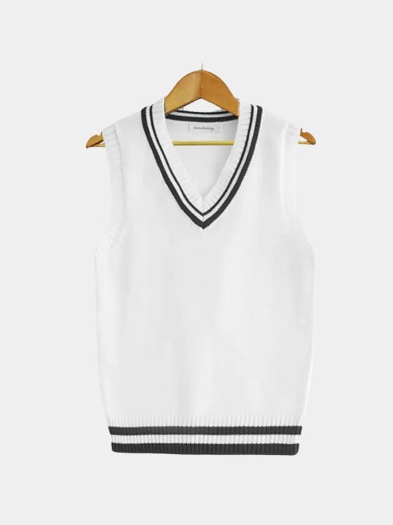Gilet Maille Old Money Essentiel