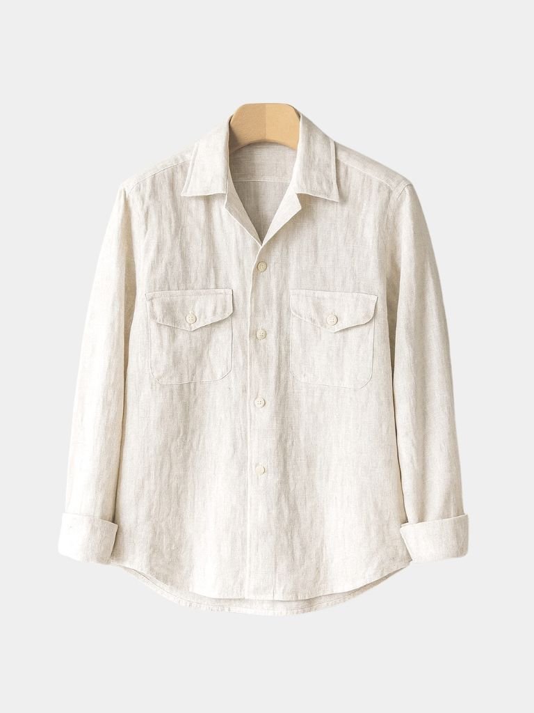 Chemise Old Money à manches longues