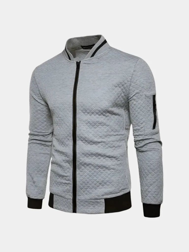 Bomber Décontracté Texturé