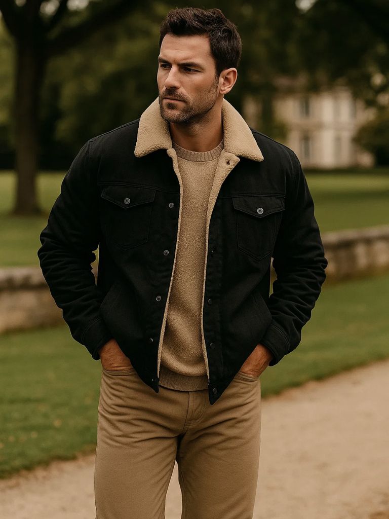 Bomber Vintage en Molleton