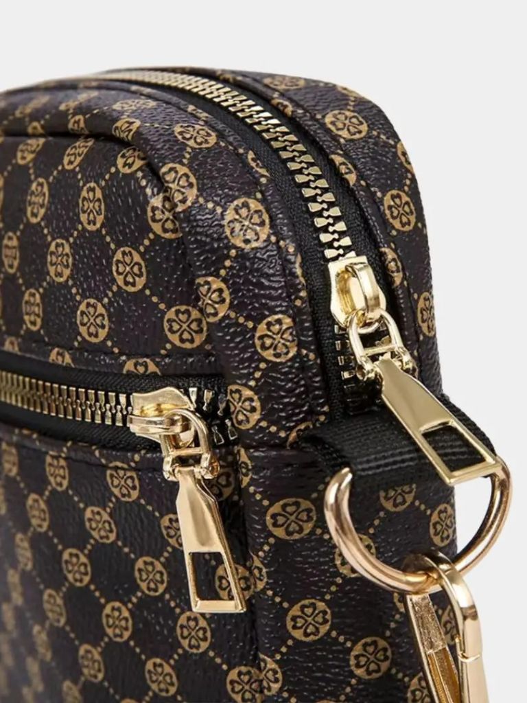 Mini sacoche vintage à motif