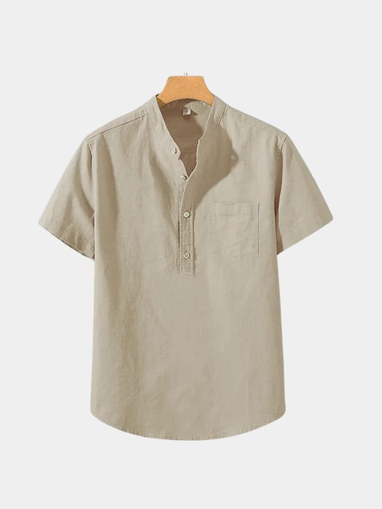T-shirt en lin blanc Wellspring