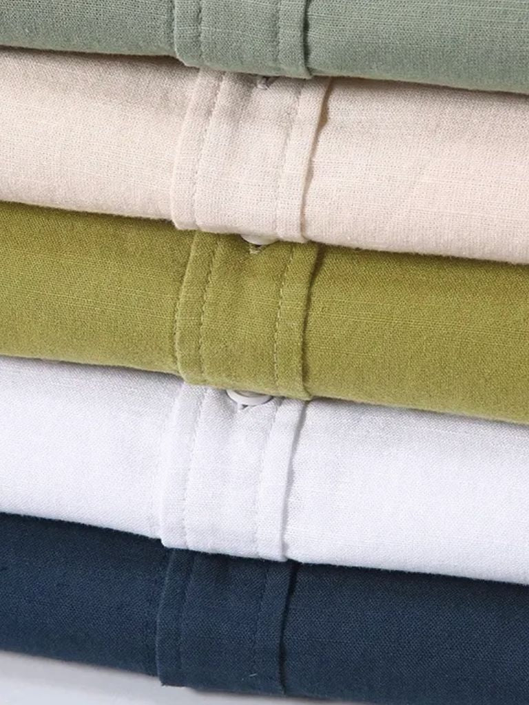 T-shirt en lin blanc Wellspring