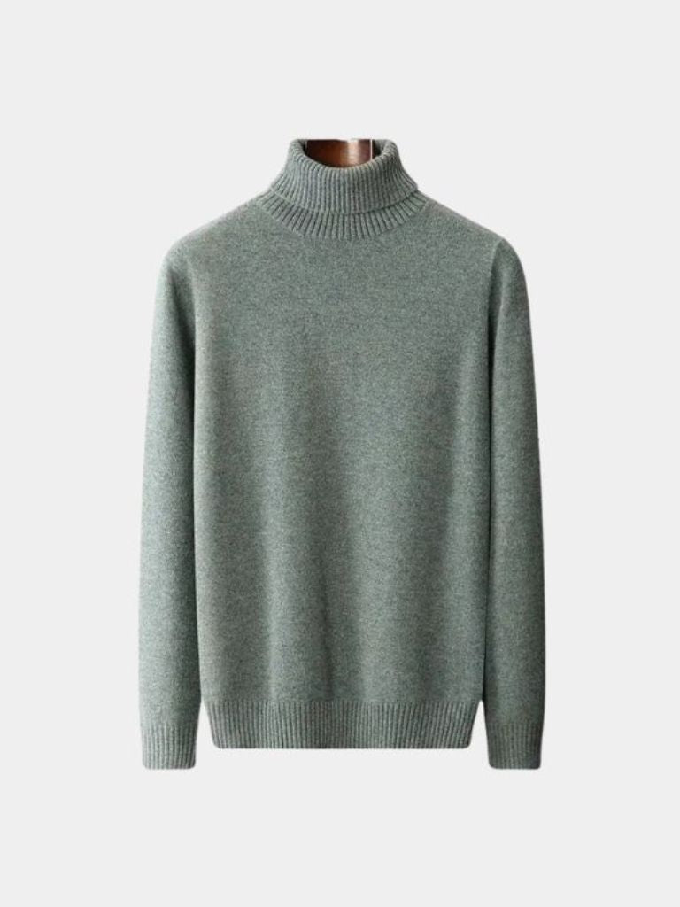 Pull Col Roulé en Laine Mérinos 100%