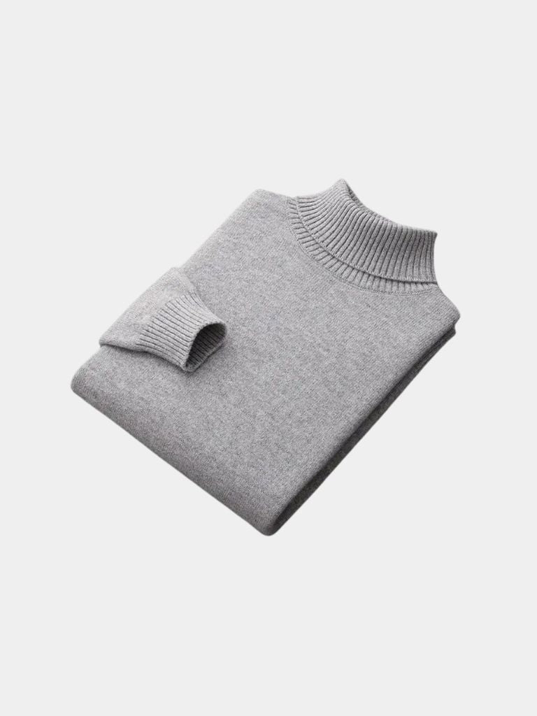 Pull Col Roulé en Laine Mérinos 100%