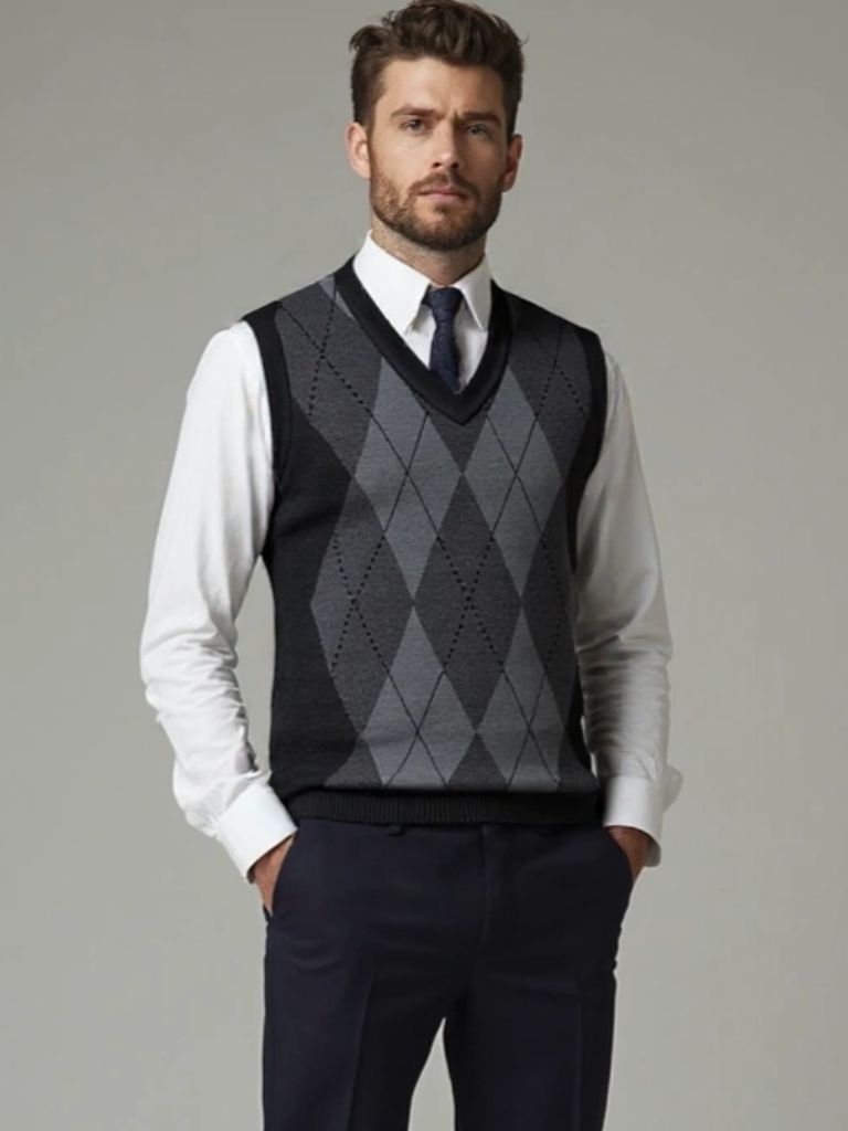 Gilet en Maille Essentiel Académique