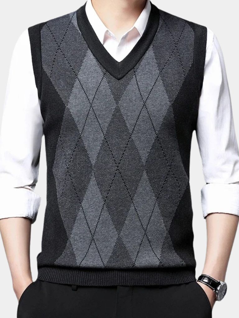 Gilet en Maille Essentiel Académique